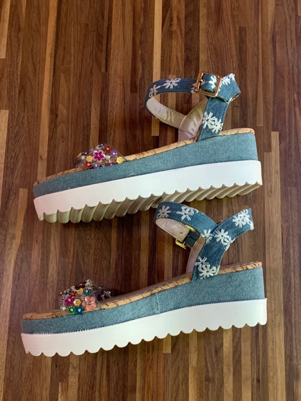 Betsey Johnson denim plastic
